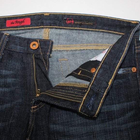 AG Adriano GoldSchmied Jeans Women's 28R Blue The Angel Bootcut w/ 28" inseam - Picture 8 of 11